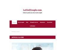 Tablet Screenshot of lavie2couple.com